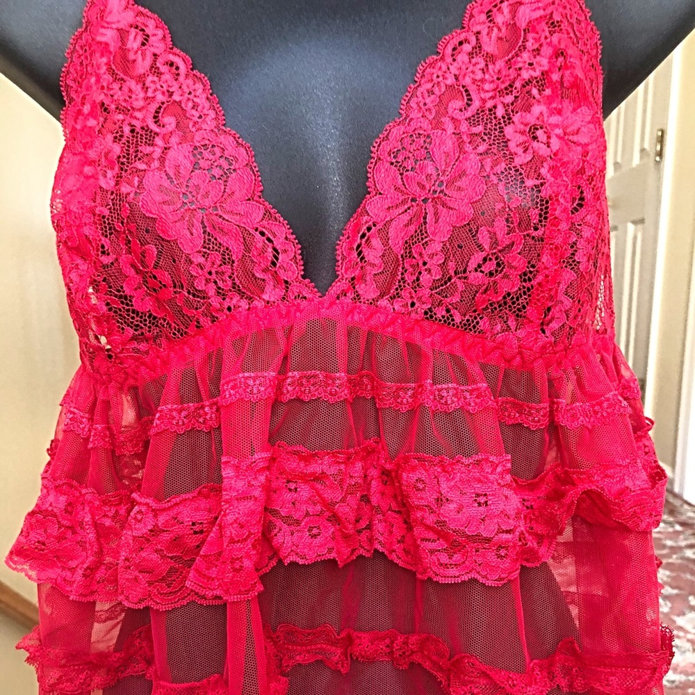 Victoria Secret Sheer Babydoll Set